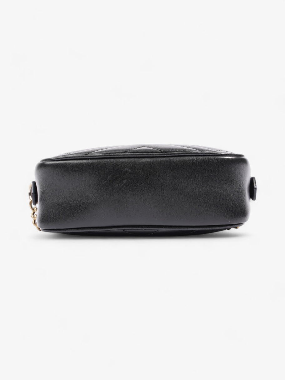 Gucci GG Marmont Black Matelasse Leather Mini Image 6