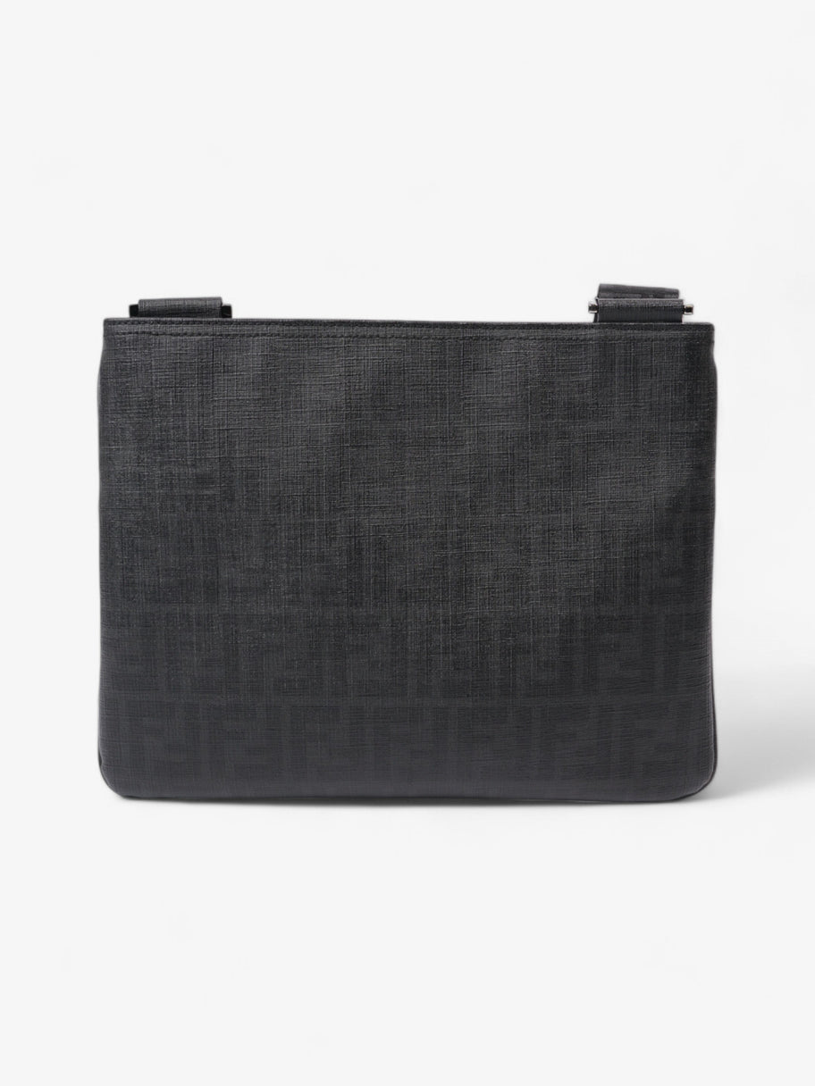 Fendi Zucca Shoulder Bag Black Canvas Image 4