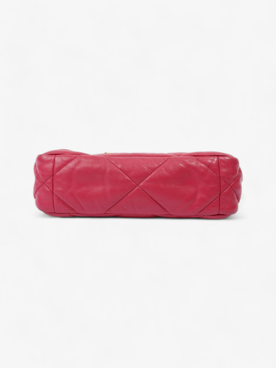 Chanel 19 Flap Hot Pink Lambskin Leather Medium Image 6