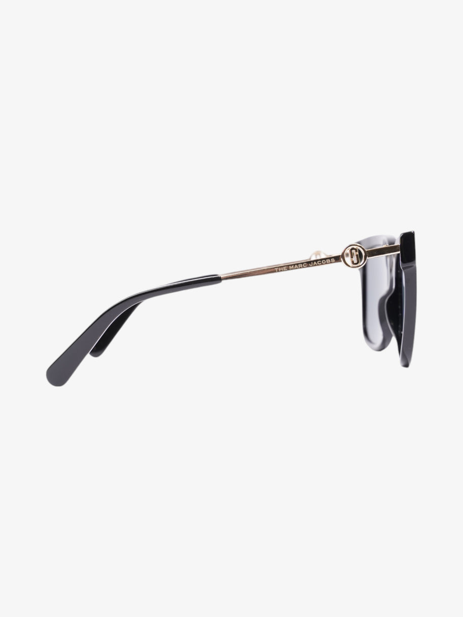 Marc Jacobs MARC Sunglasses Black / Gold Acetate 140mm Image 4