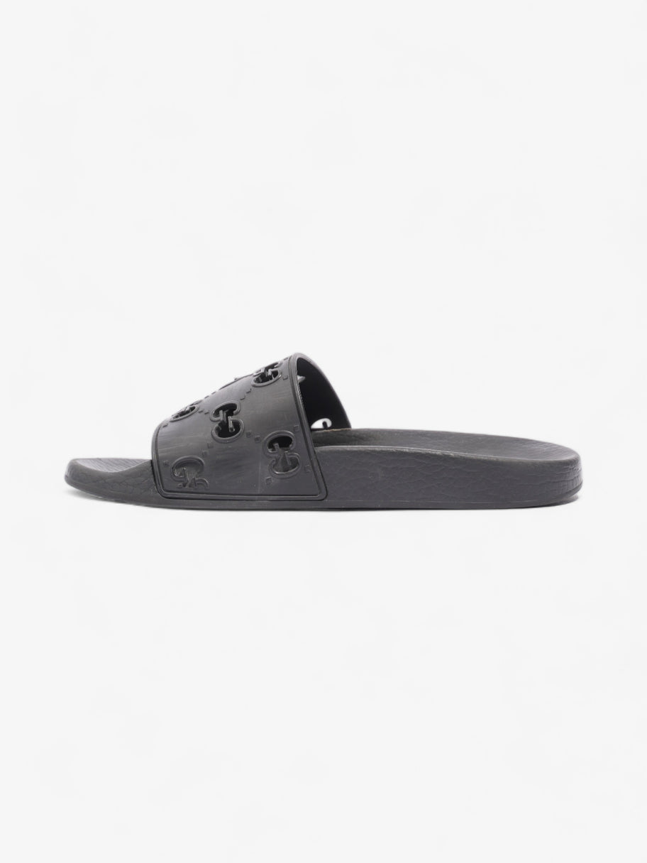 Gucci GG Slides Black Rubber EU 37 UK 4 Image 3