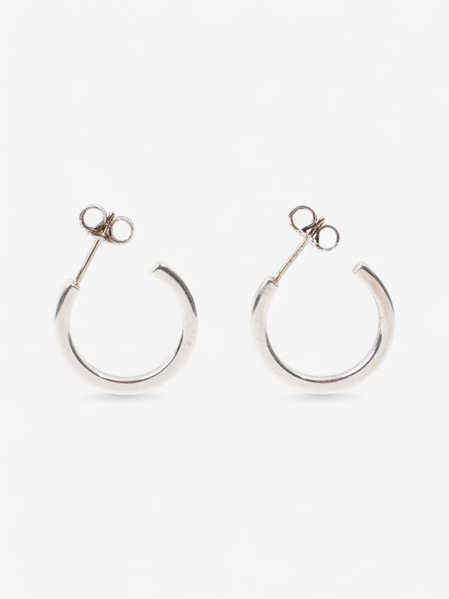 Tiffany and Co 1837 Hoop Earrings Silver Silver Sterling Image 2