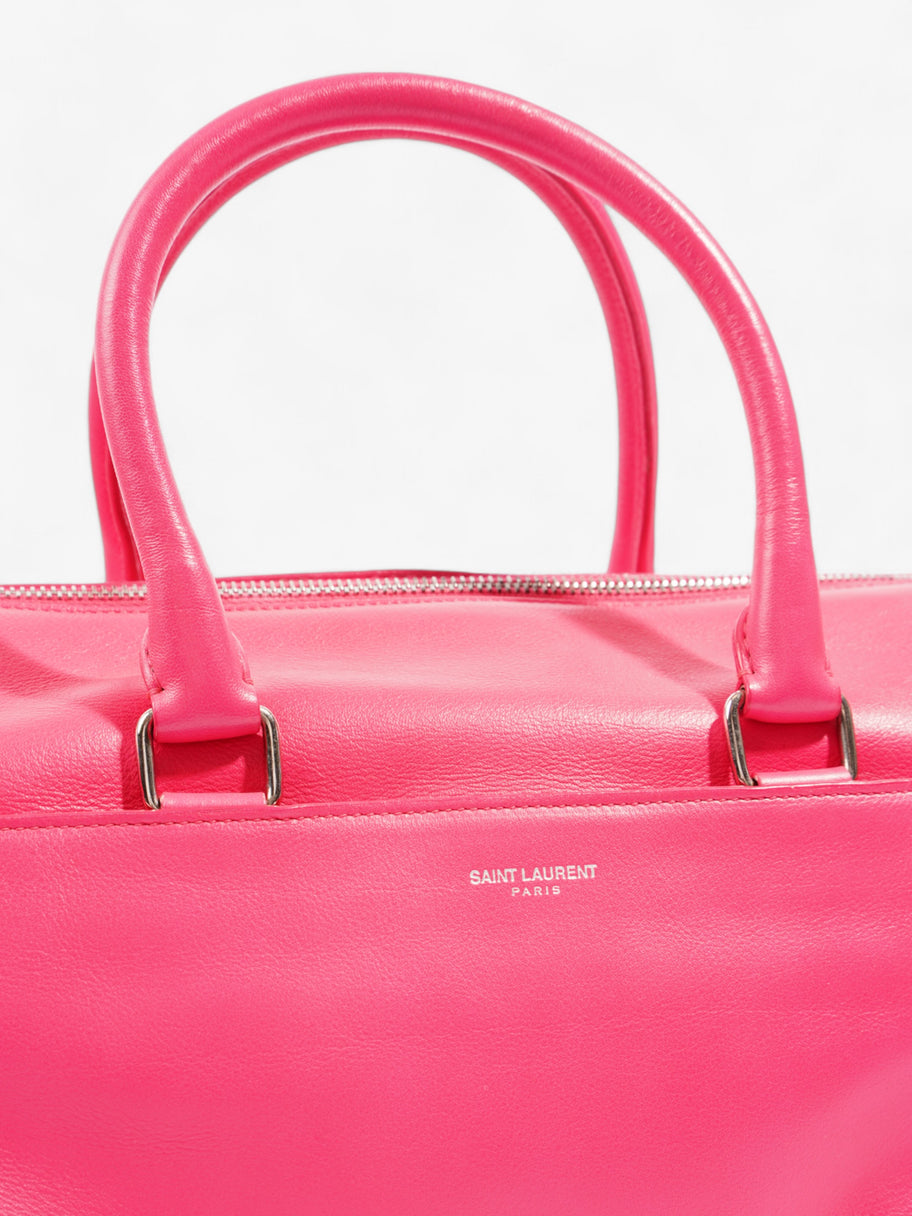 Saint Laurent Duffle Bag Pink Leather Image 7