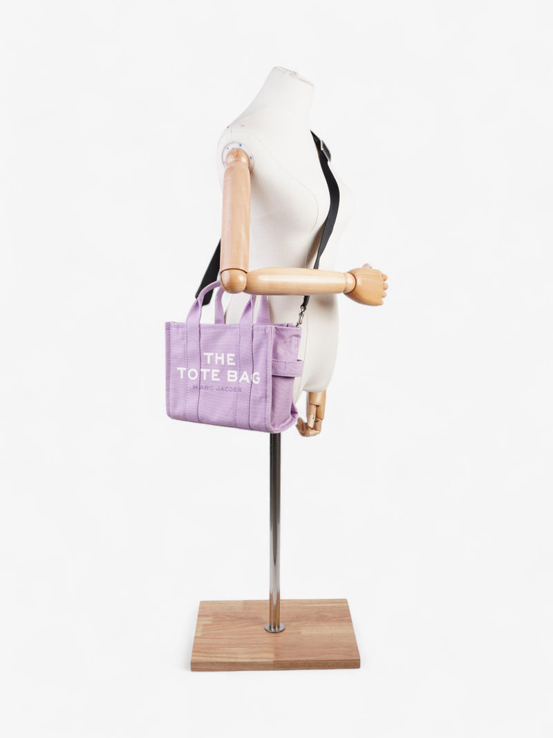  Marc Jacobs The Tote Bag Lilac Canvas Small