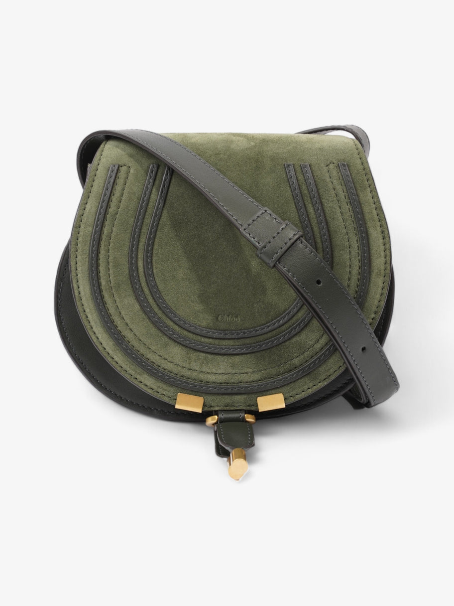 Chloe Marcie Saddle Green Leather Small Image 1