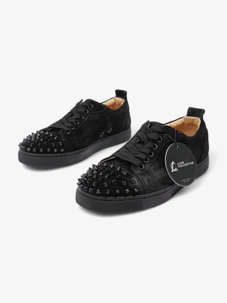 Christian Louboutin Louis Junior Spikes Sneakers Black Suede EU 36 UK 3 Image 10