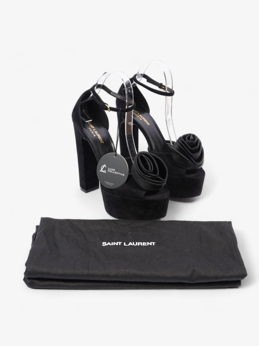 Platform Sandal 130 Black Velvet EU 38 UK 5 Image 9