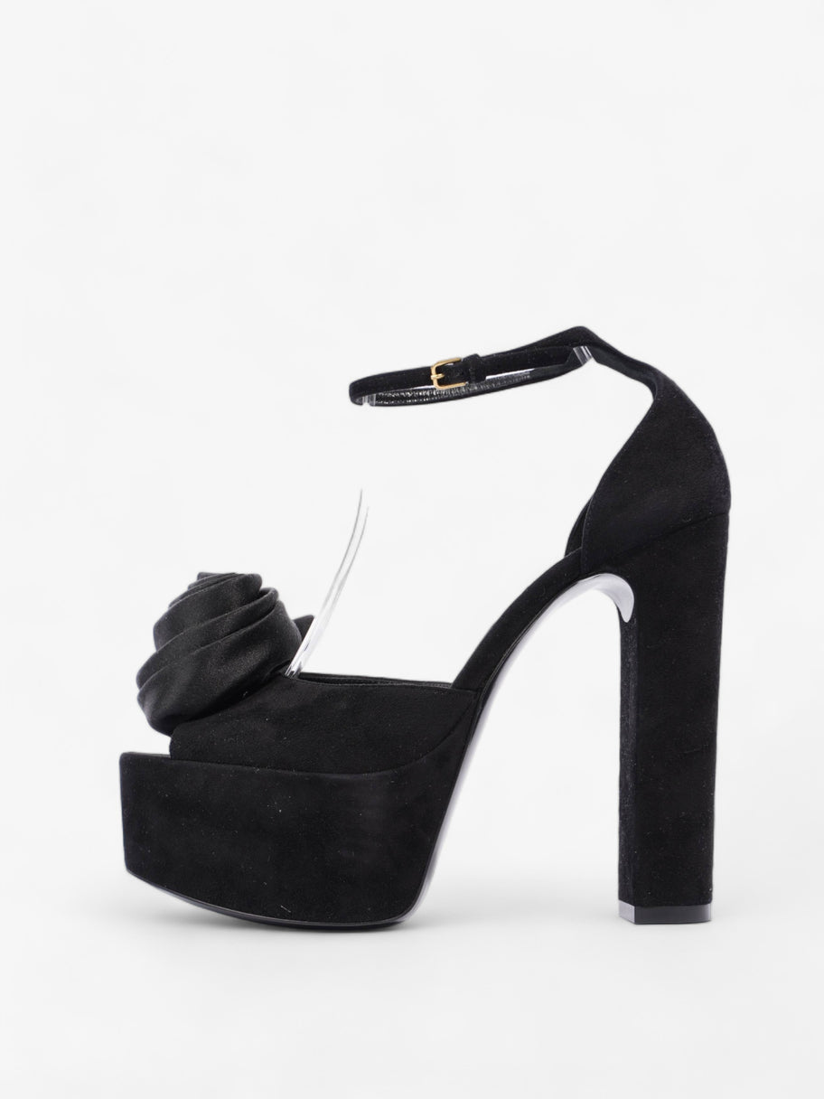 Platform Sandal 130 Black Velvet EU 38 UK 5 Image 5