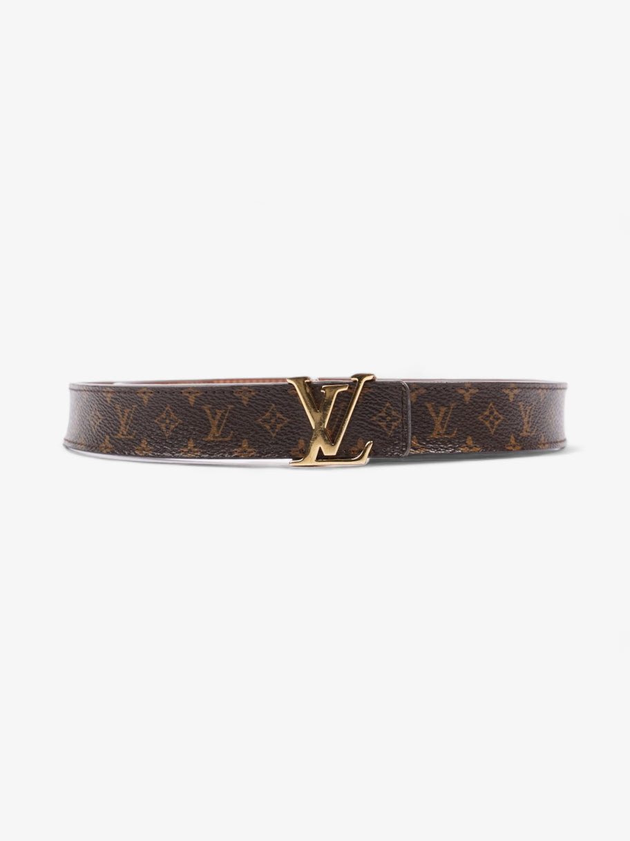 Louis Vuitton LV Initials Belt Monogram / Brown Coated Canvas 80cm 32