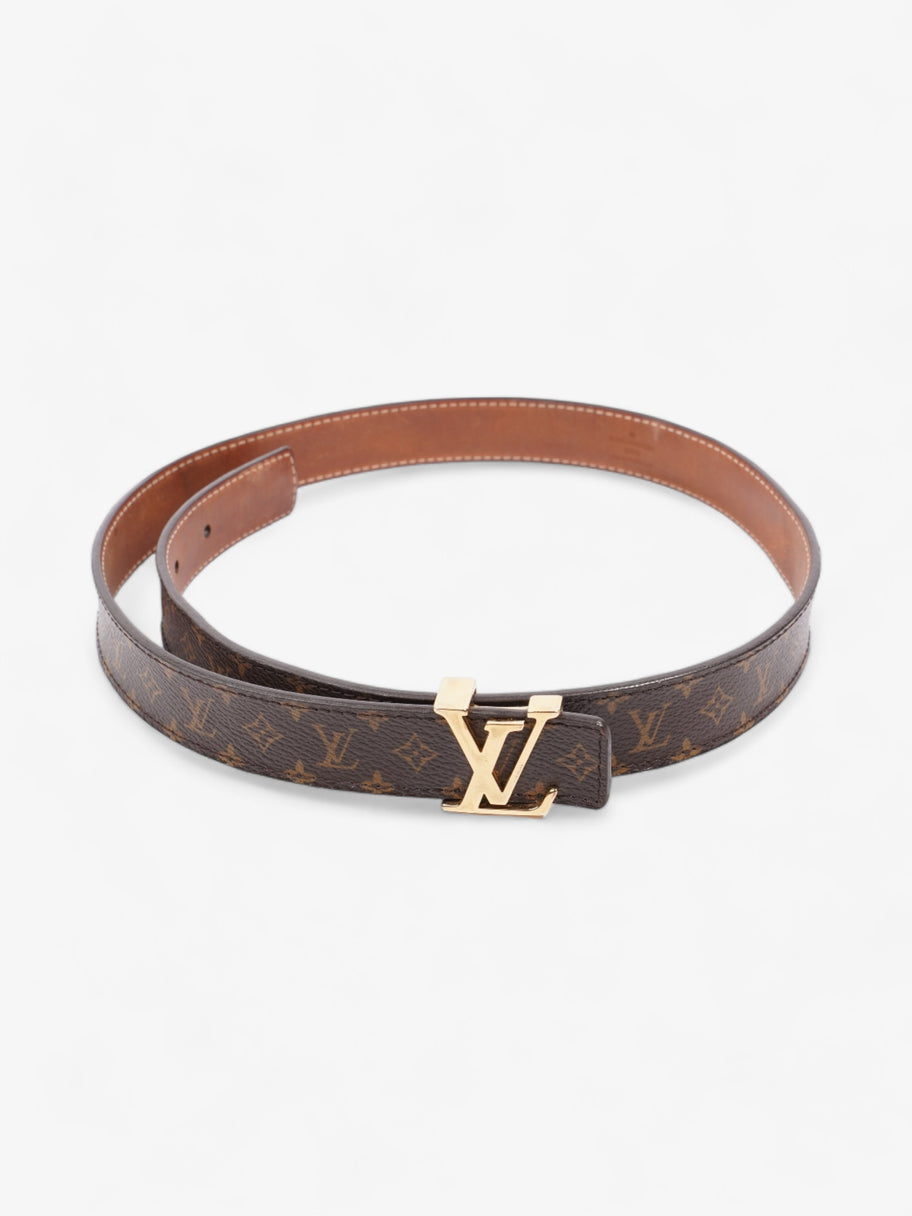 Louis Vuitton LV Initials Belt Monogram / Brown Coated Canvas 80cm 32