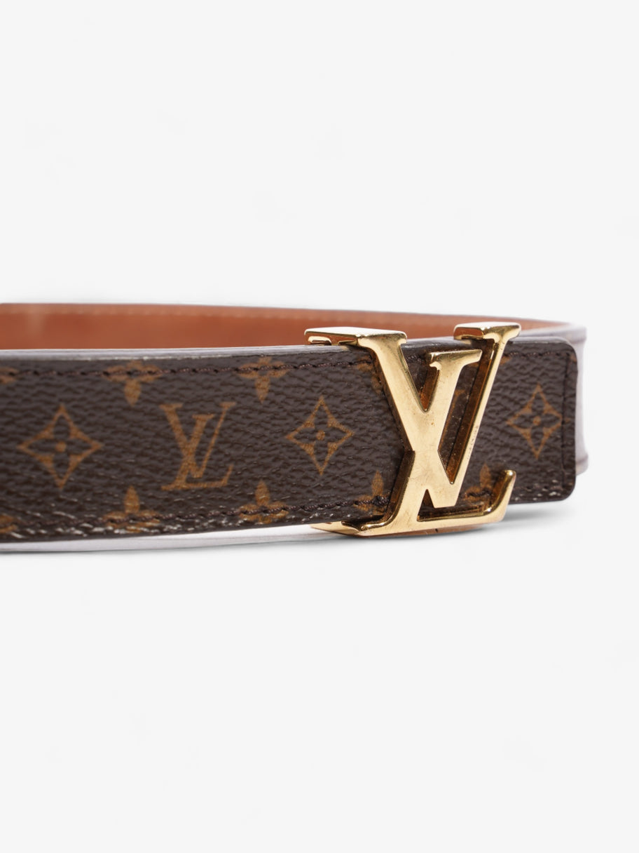 Louis Vuitton LV Initials Belt Monogram / Brown Coated Canvas 80cm 32