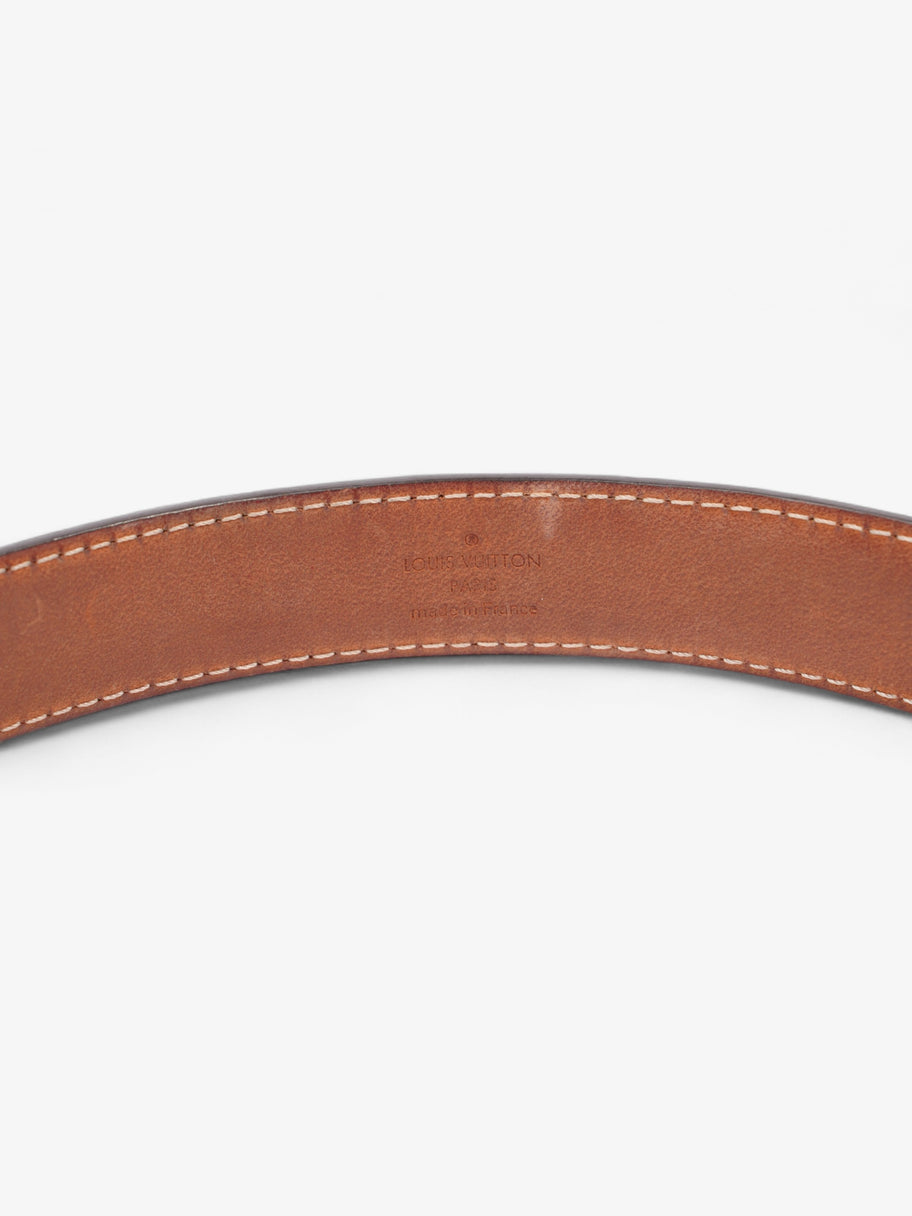 Louis Vuitton LV Initials Belt Monogram / Brown Coated Canvas 80cm 32