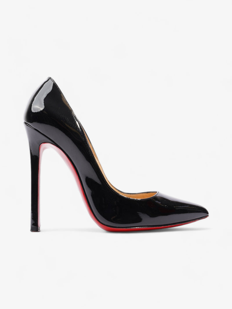  Christian Louboutin Pigalle Heels 120 Black Patent Leather EU 38.5 UK 5.5