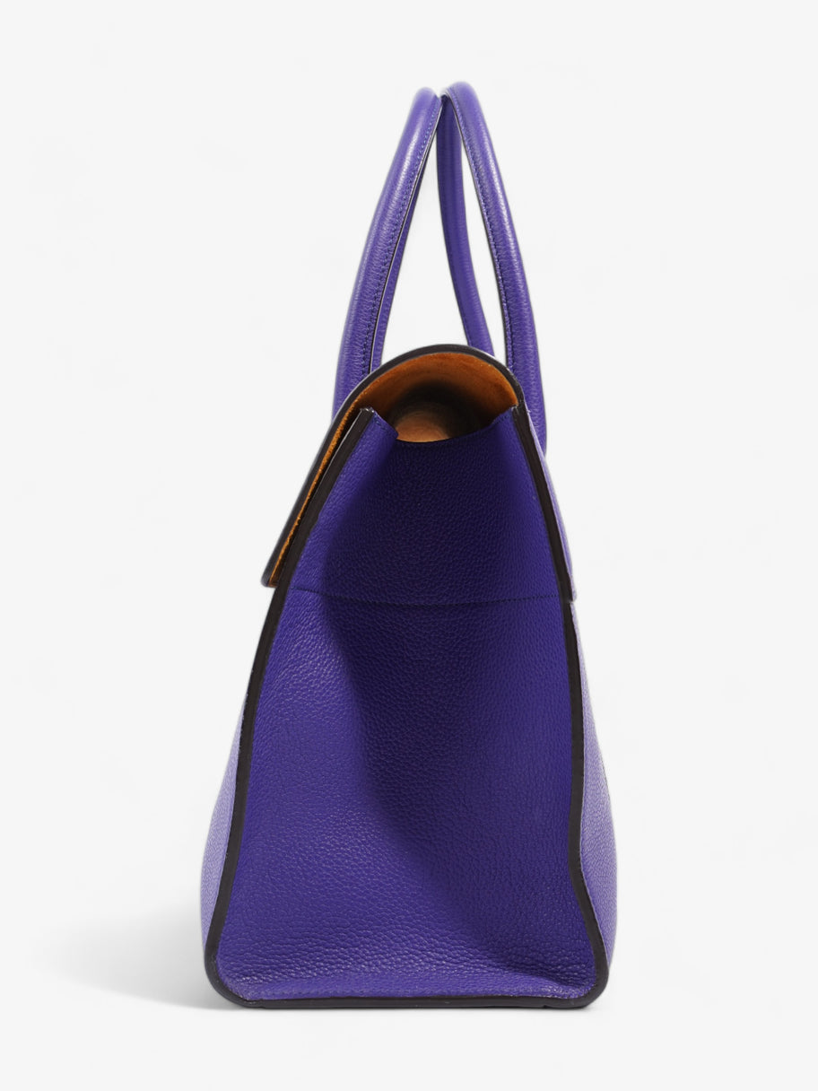 Bayswater Purple Grained Leather Image 3