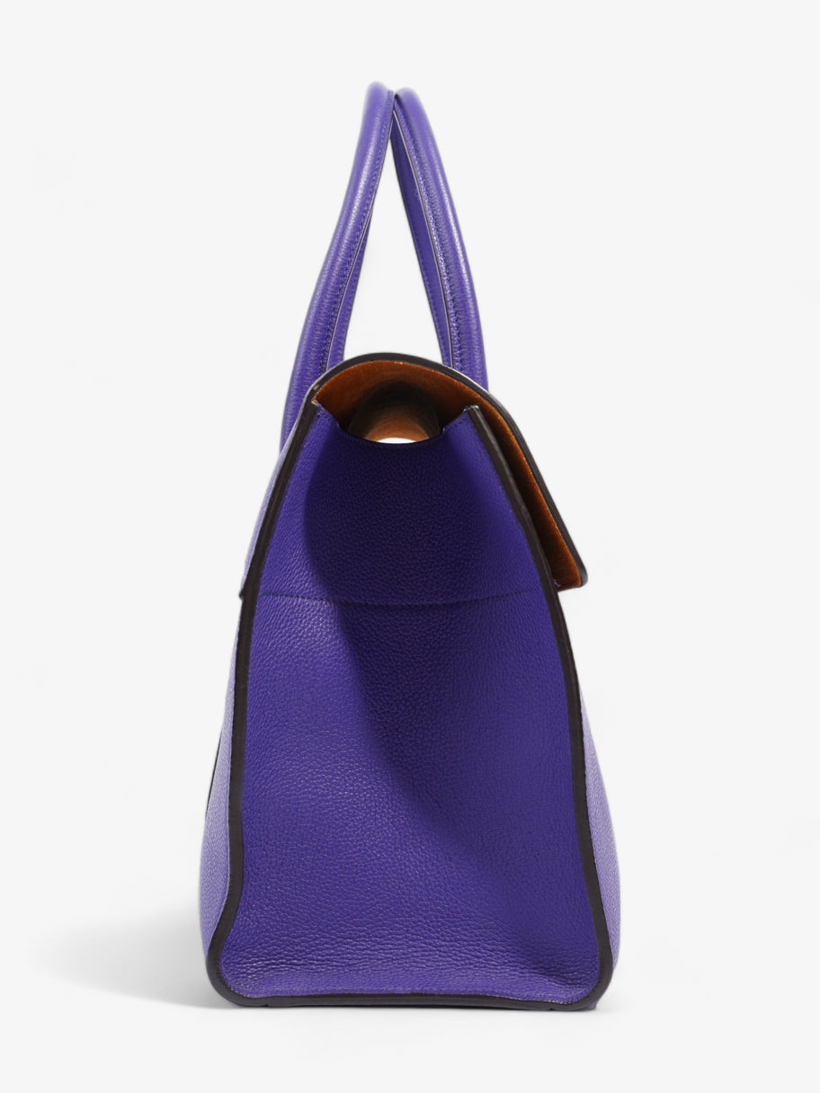 Bayswater Purple Grained Leather Image 5