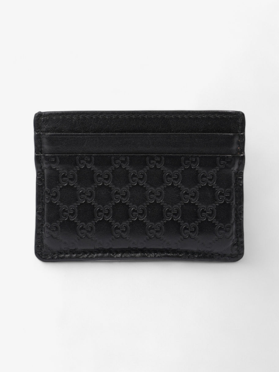 Gucci Microguccissima Card Holder Black Leather Image 2