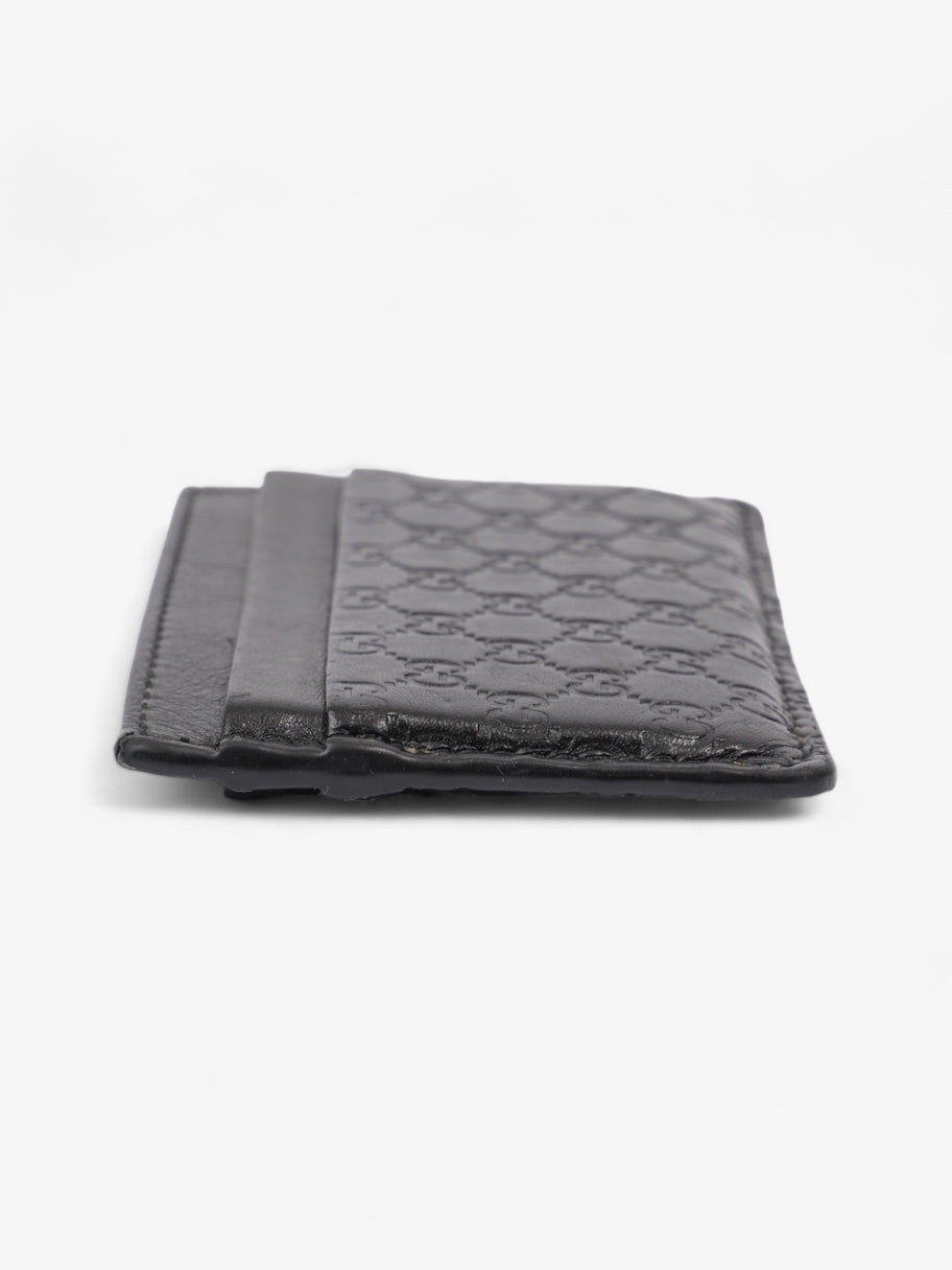 Gucci Microguccissima Card Holder Black Leather Image 4