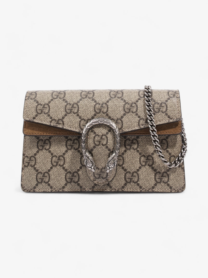  Gucci Dionysus GG Supreme / Beige Coated Canvas Super Mini