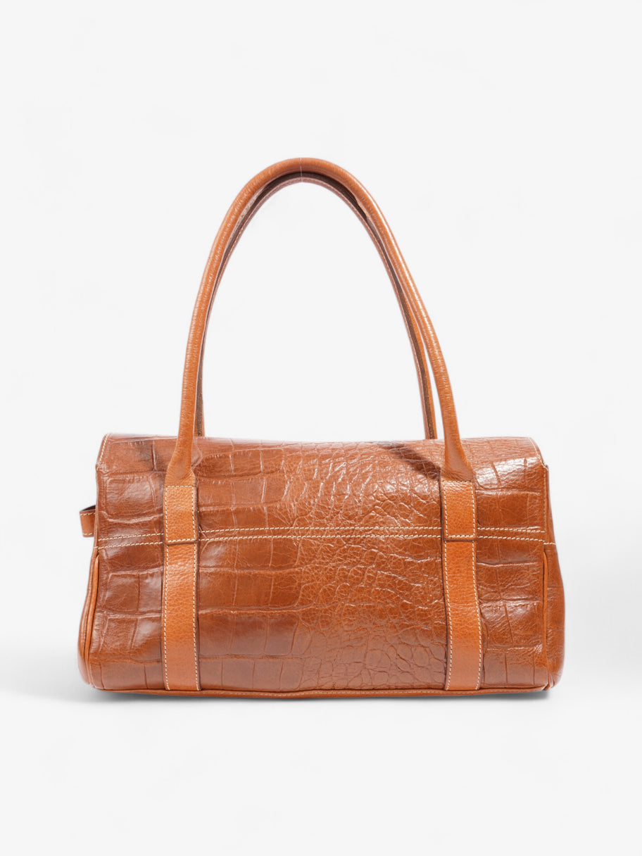 Mulberry Bayswater East West Oak Embossed Leather Image 4