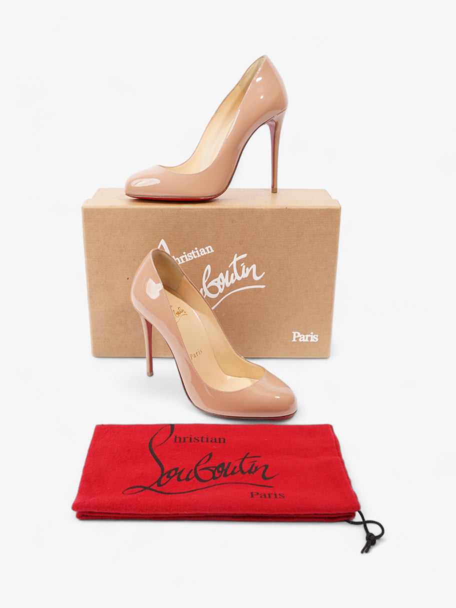 Christian Louboutin Dorissima 100mm Nude Patent Leather EU 36 UK 3 Image 10