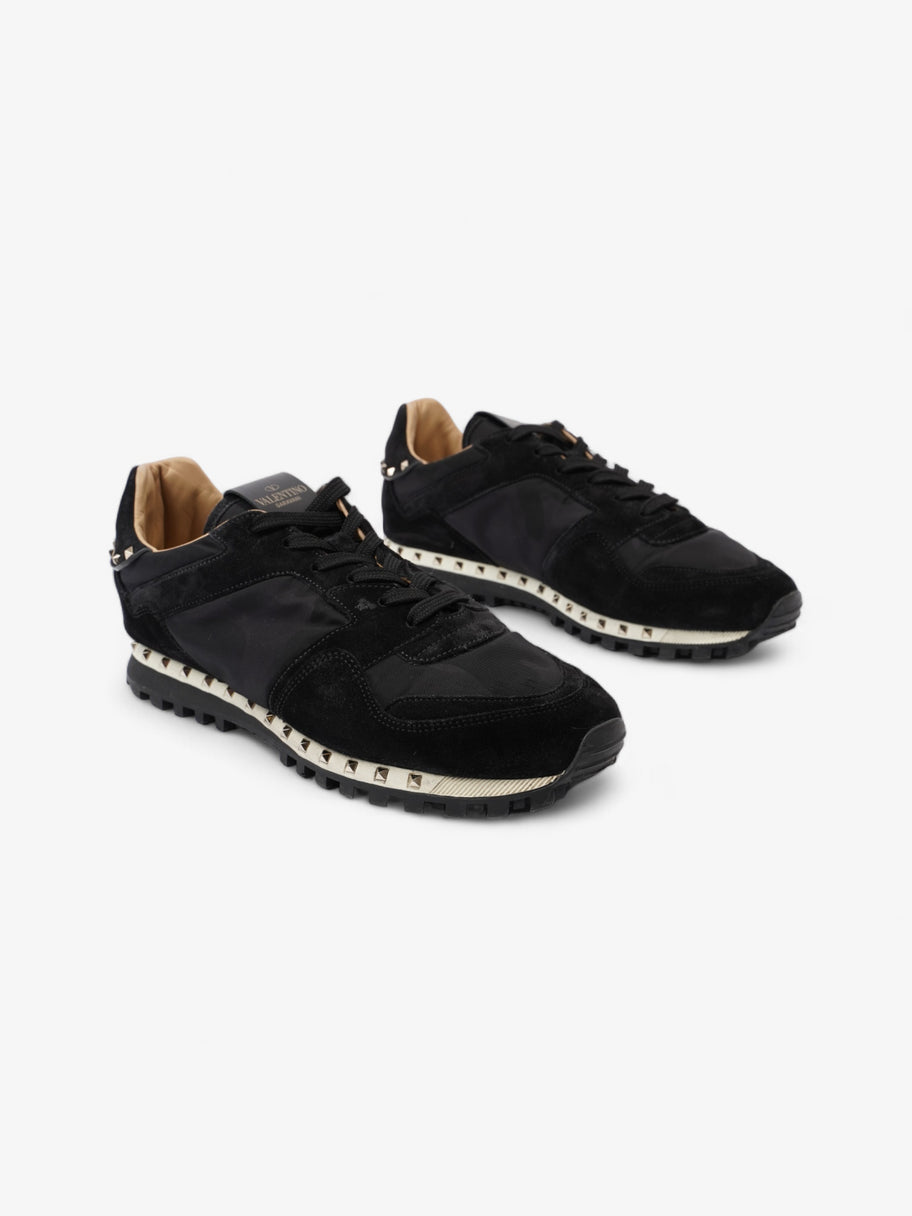 Valentino Rockstud Sneakers Black Suede EU 42 UK 8 Image 3