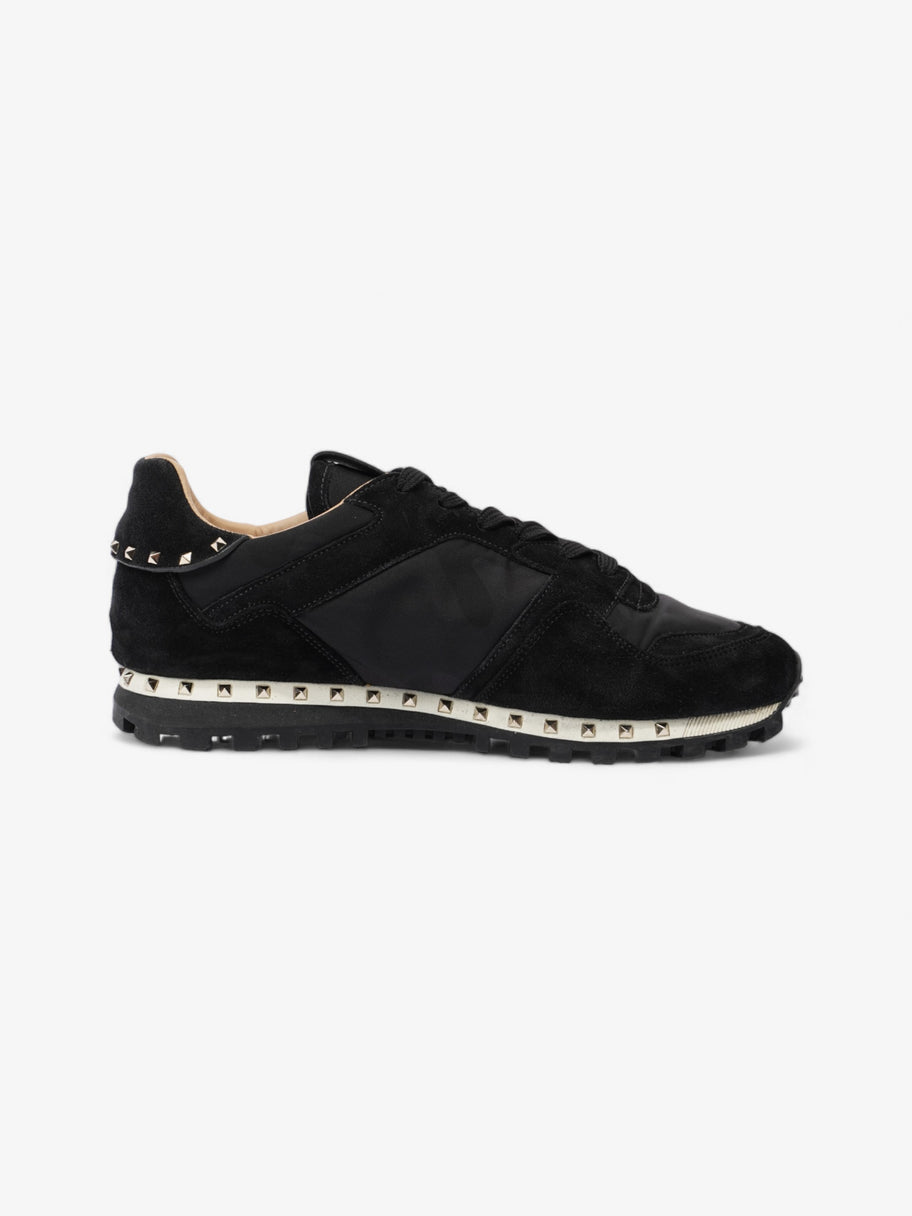 Valentino Rockstud Sneakers Black Suede EU 42 UK 8 Image 4