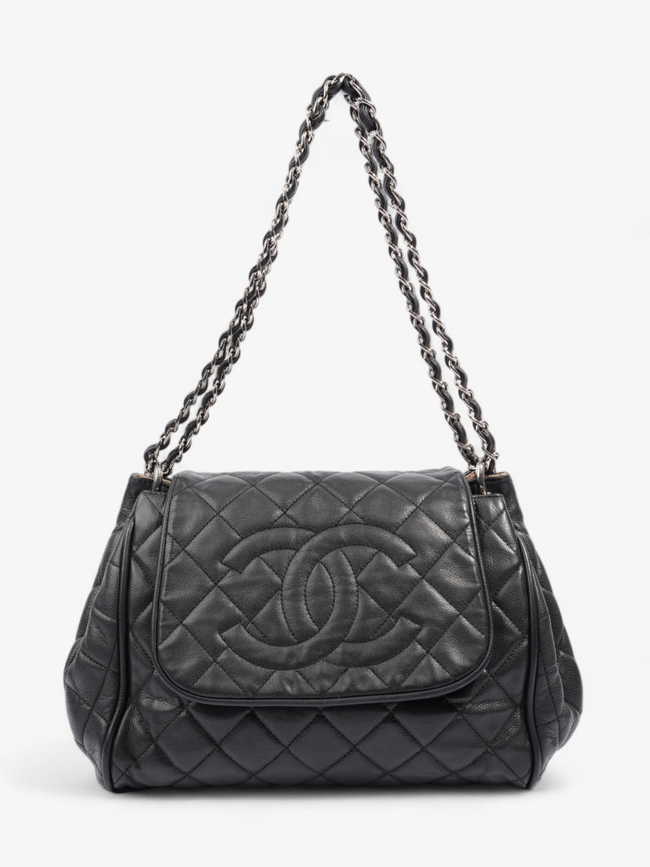 Chanel CC Accordion Flap Black Caviar Leather Image 1