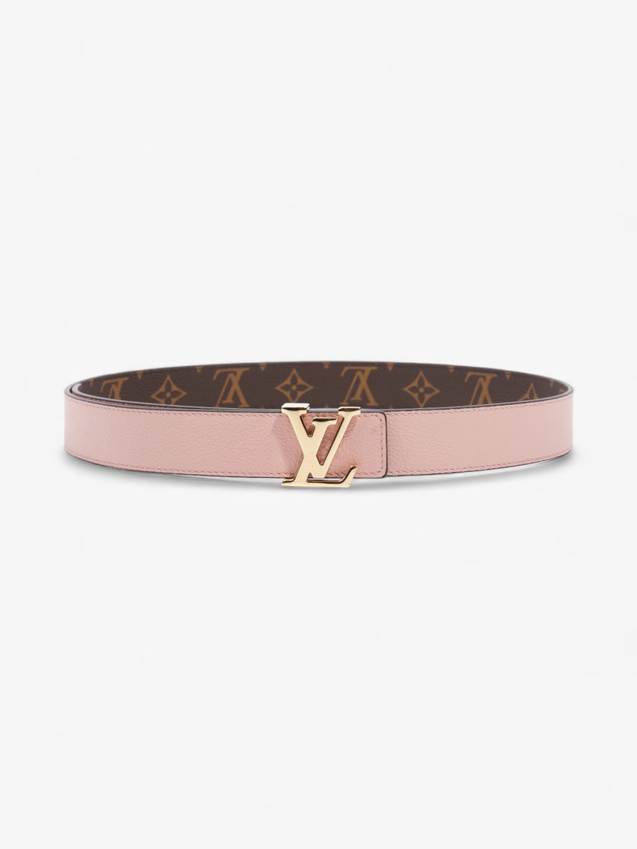 Louis Vuitton LV Initiales Reversible Belt Pink / Monogram Coated Canvas 80cm / 32