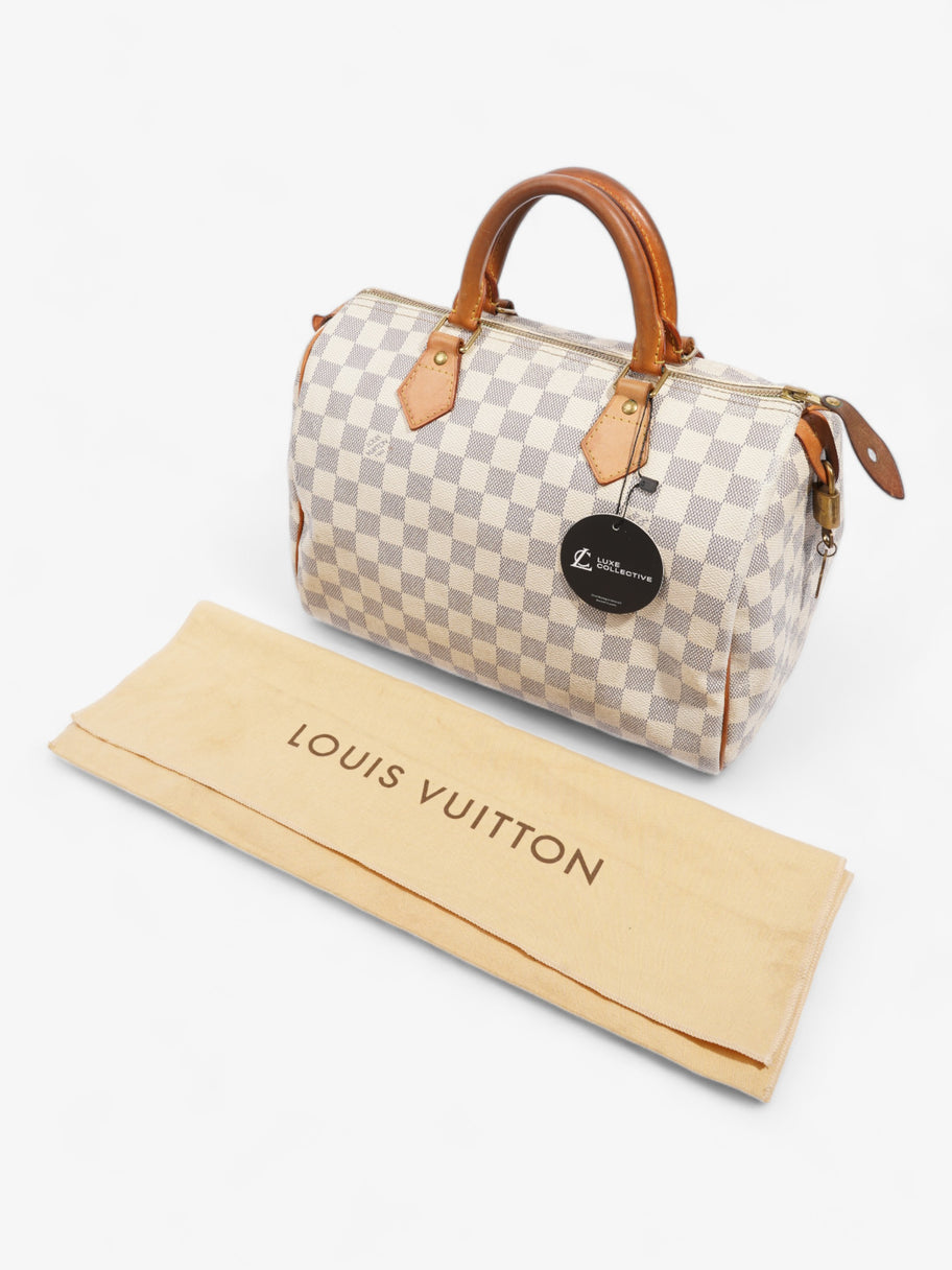 Louis Vuitton Speedy 30 Damier Azur Coated Canvas Luxe Collective