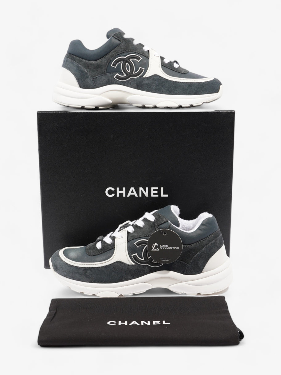 Chanel CC Trainer Black / White Suede EU 39.5 UK 6.5 Image 10