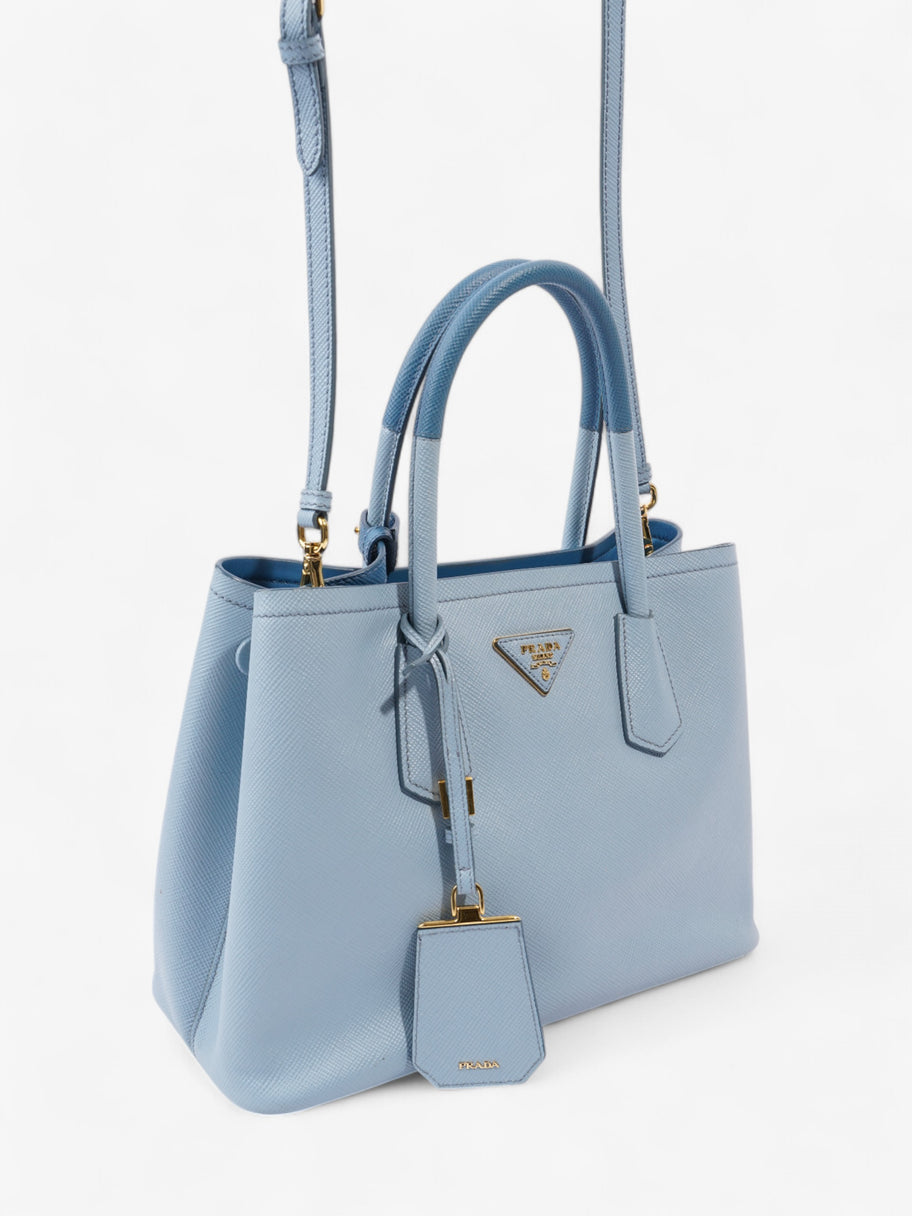 Prada Double Bag Astral Blue Saffiano Leather Small Image 7