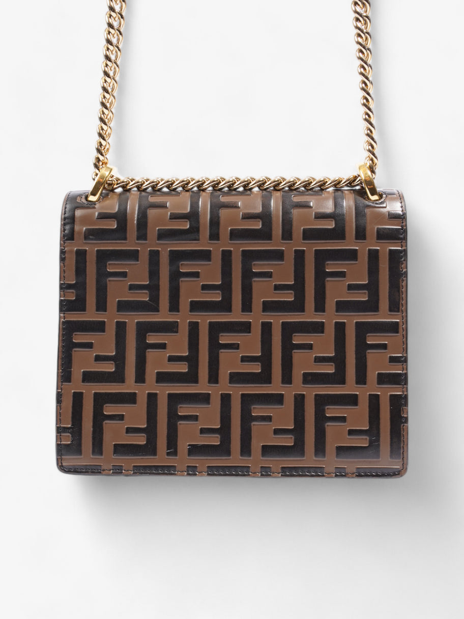 Fendi Kan U Tobacco / Zucca Embossed Leather Small Image 4