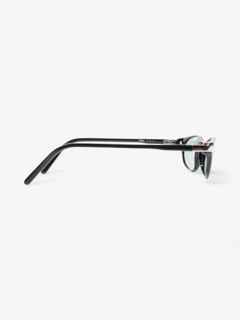 Chloe Oval Sunglasses Black Acetate 135mm Image 4