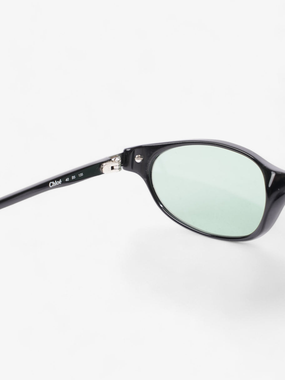 Chloe Oval Sunglasses Black Acetate 135mm Image 5