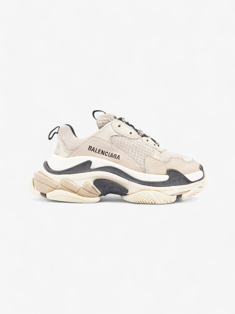  Balenciaga Triple S Beige / Black Mesh EU 37 UK 4