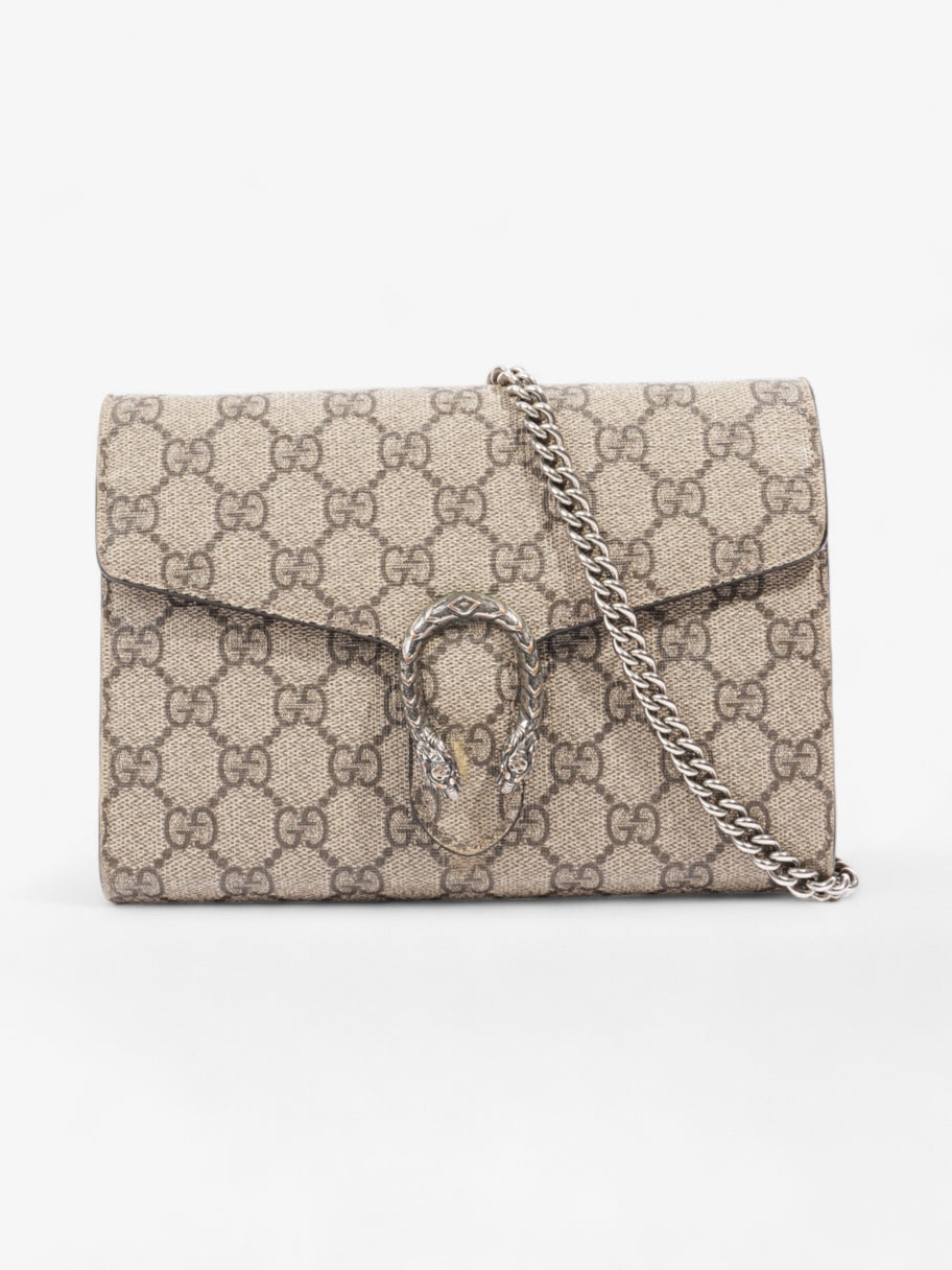 Gucci Dionysus Chain Wallet GG Supreme Coated Canvas Image 1