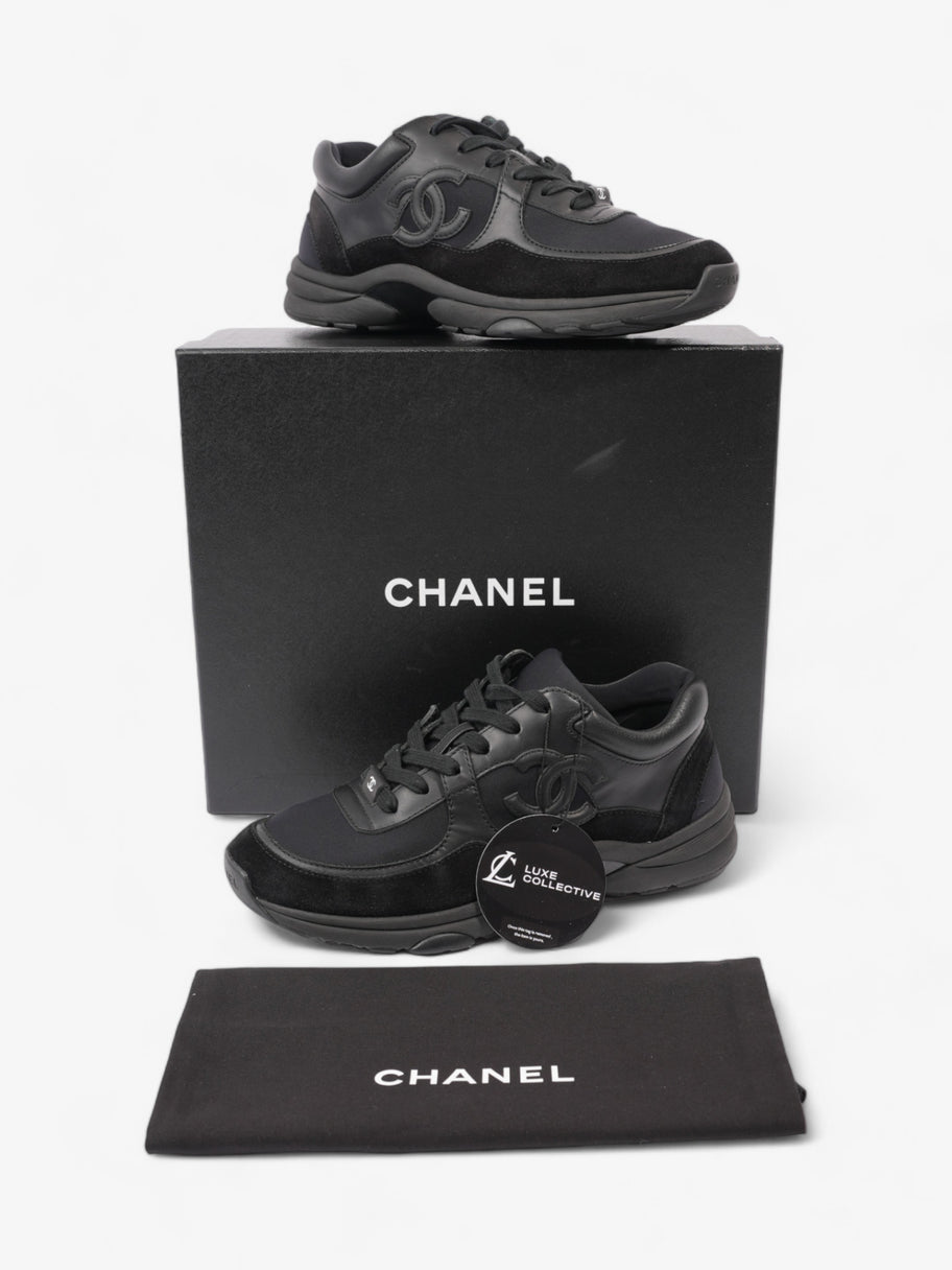 Chanel CC Runner Black Leather EU 37.5 UK 4.5 Image 10