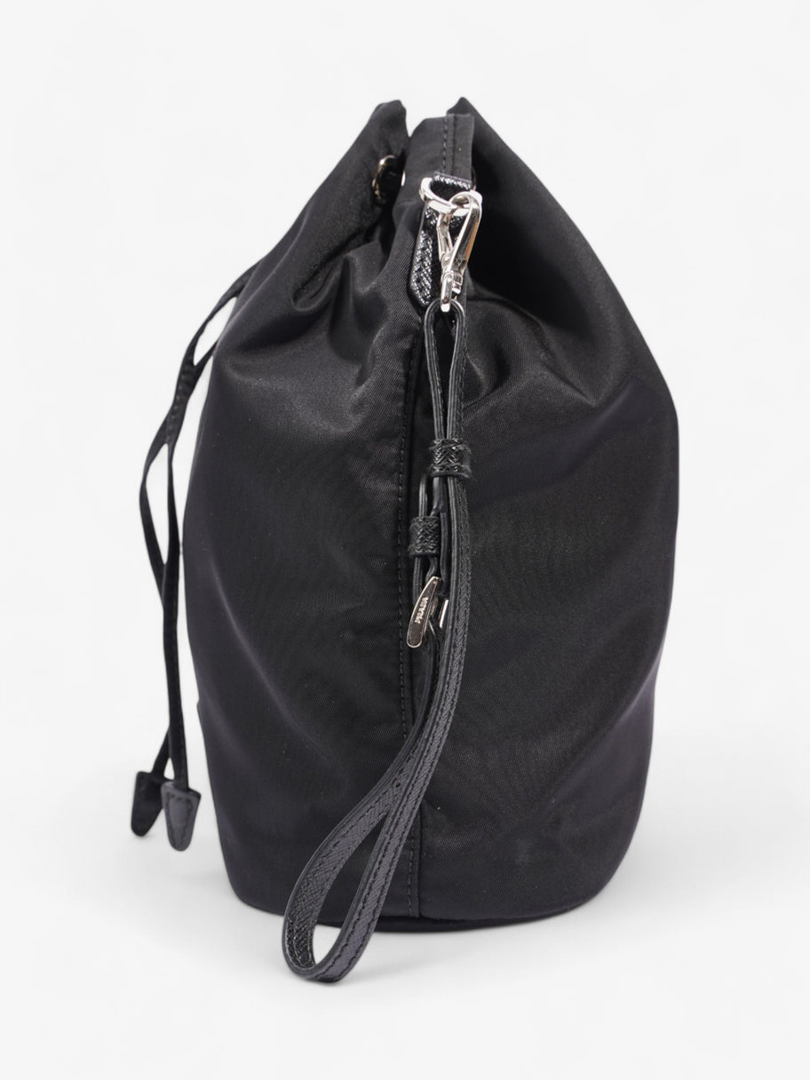 Prada Drawstring Pouch Black Nylon Image 3