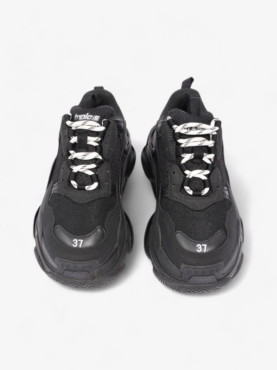 Balenciaga Triple S Black / White Mesh EU 37 UK 4 Image 8