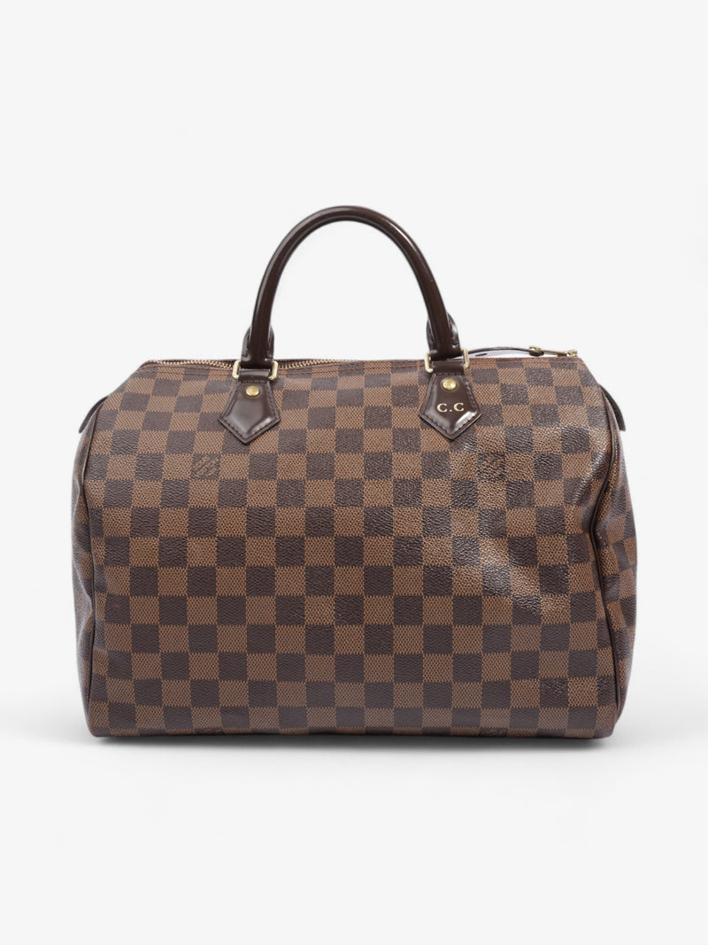  Louis Vuitton Speedy Damier Ebene Coated Canvas 30