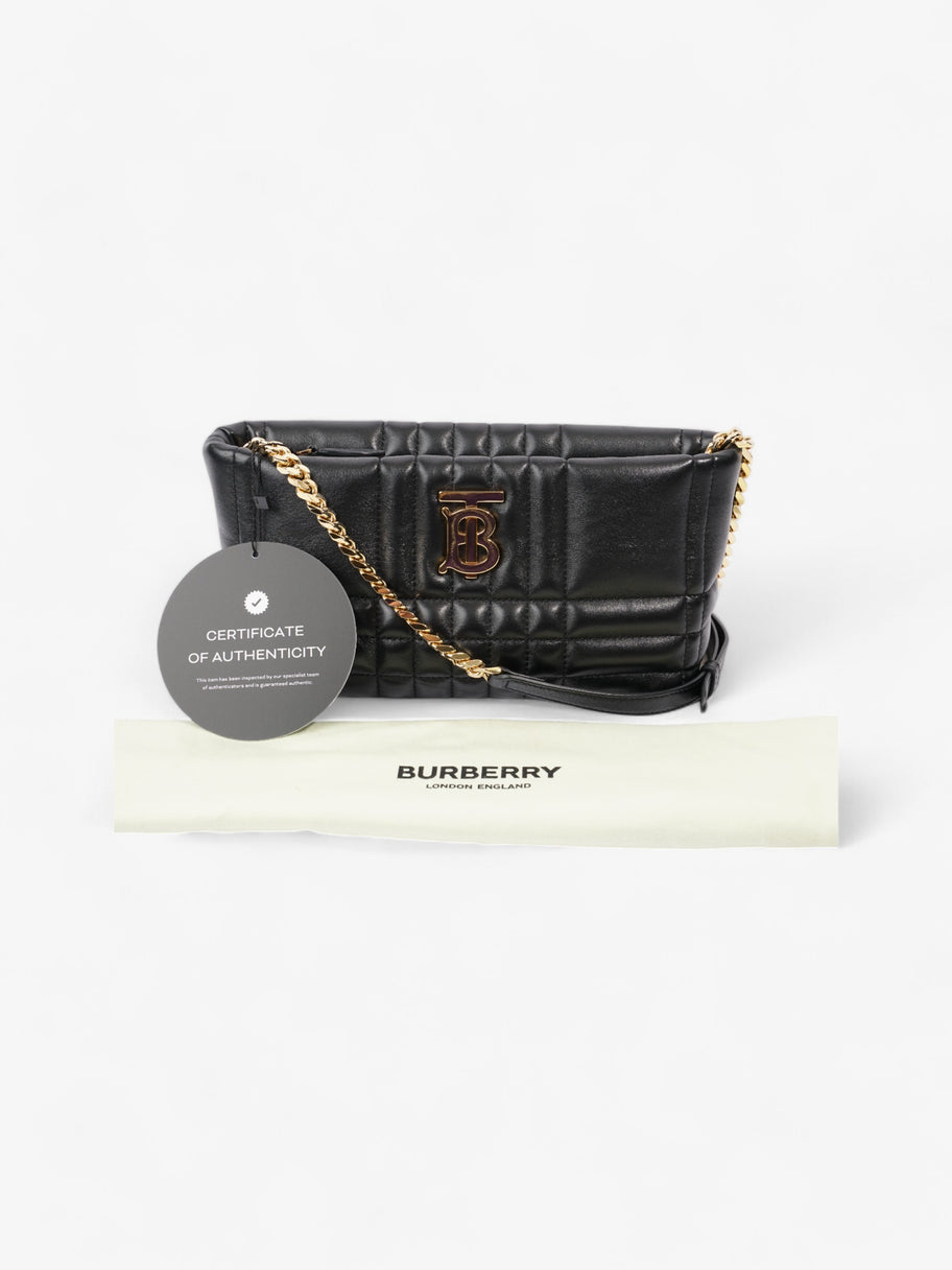 Burberry Lola Bag Black Lambskin Leather Small Image 9