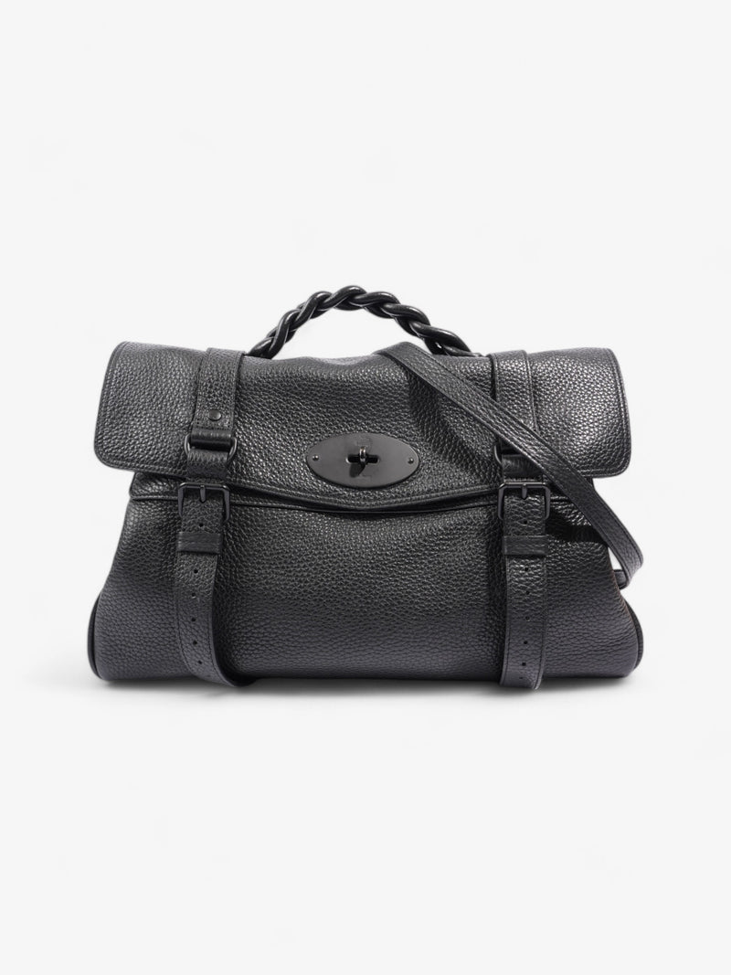  Mulberry Oversized Alexa Black Grained Leather