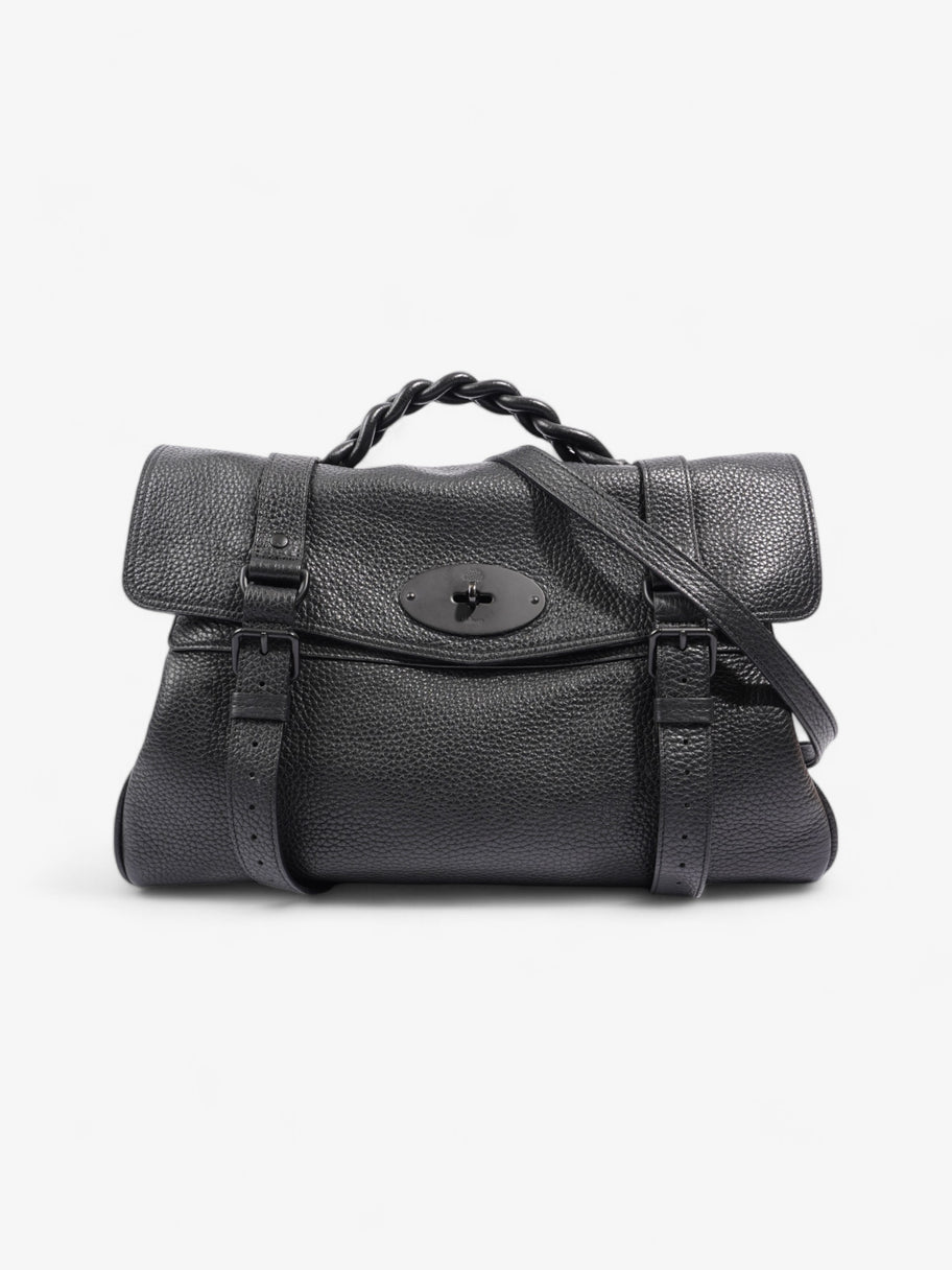 Mulberry Oversized Alexa Black Grained Leather Image 1