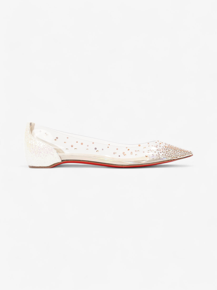 Christian Louboutin Degrastrass White PVC EU 39.5 UK 6.5 Image 1