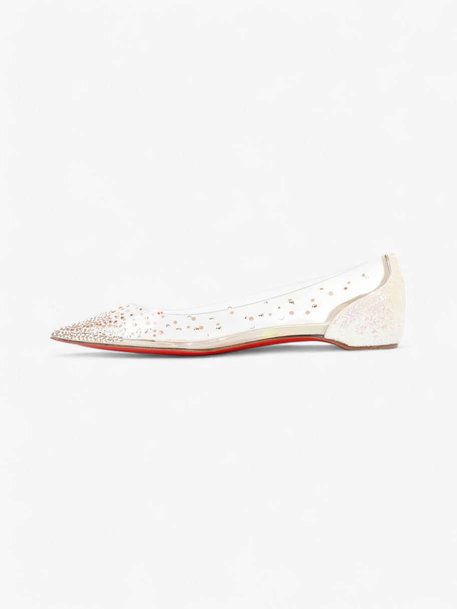 Christian Louboutin Degrastrass White PVC EU 39.5 UK 6.5 Image 3