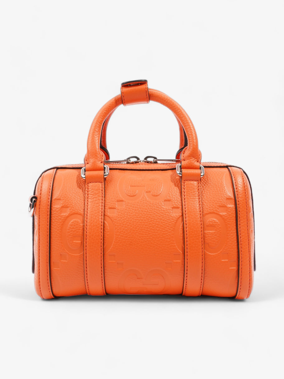 Gucci Jumbo GG Duffle Orange Leather Mini Image 4