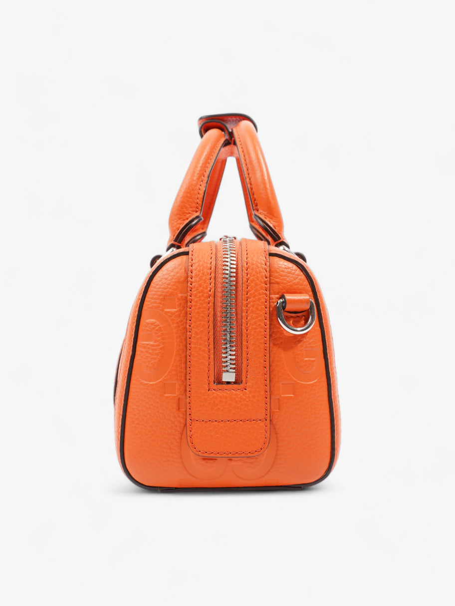 Gucci Jumbo GG Duffle Orange Leather Mini Image 5