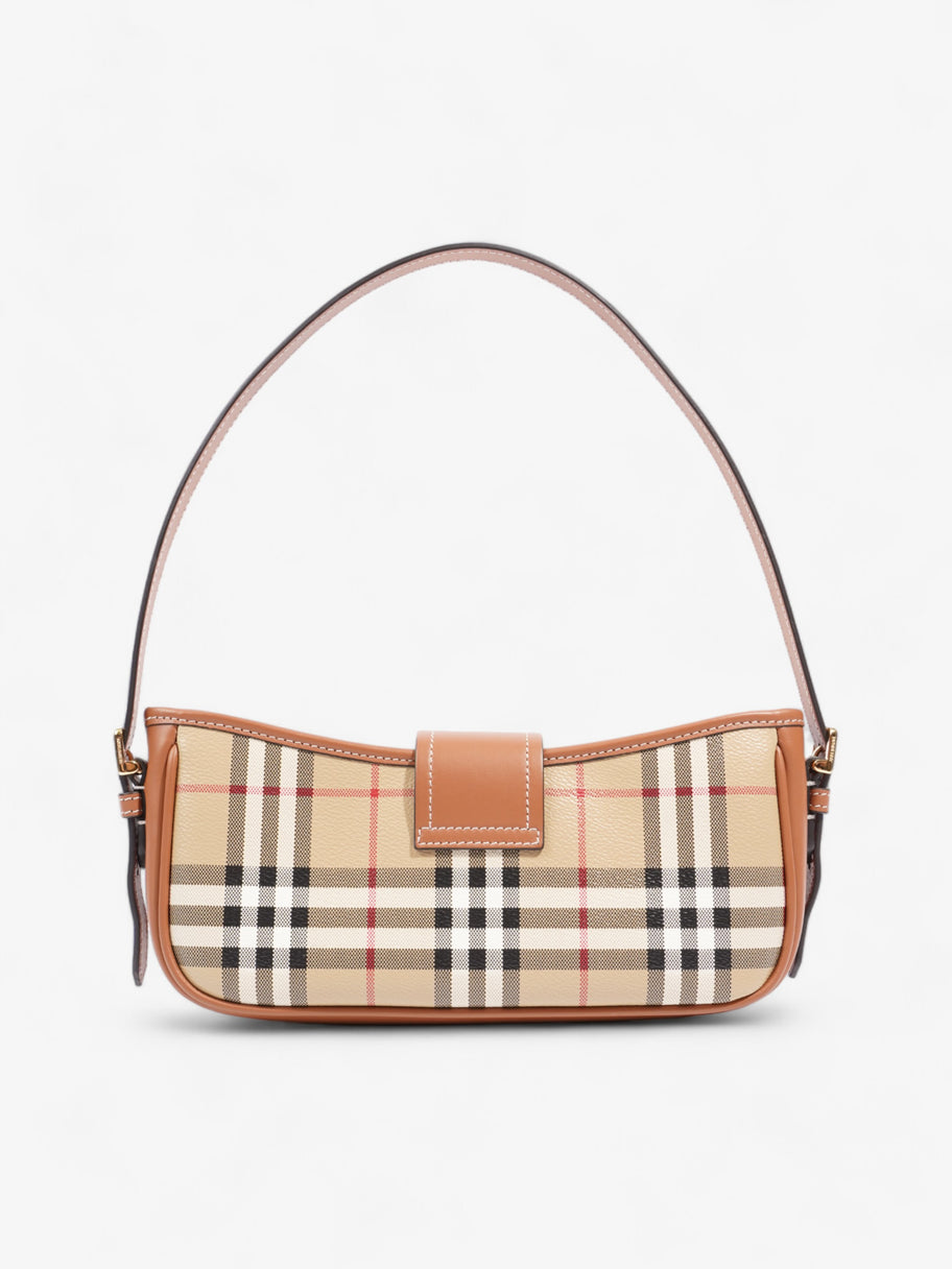 Burberry Sling Bag Vintage Check / Briar Brown Polyurethane Image 4