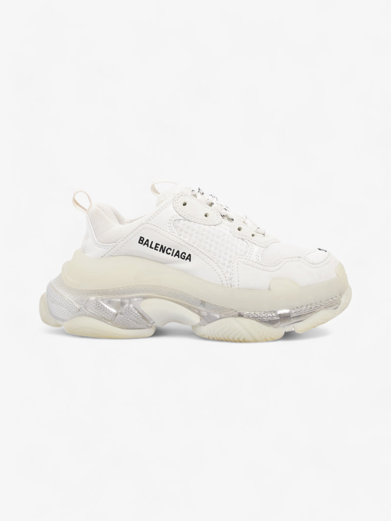  Triple S Clear Sole White / Black Mesh EU 37 UK 4