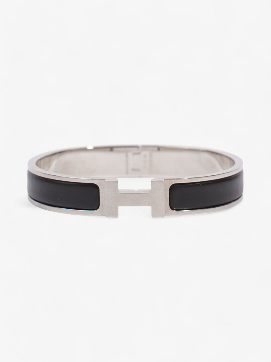 Hermes Clic H Bracelet Black / Palladium Palladium GM Image 1